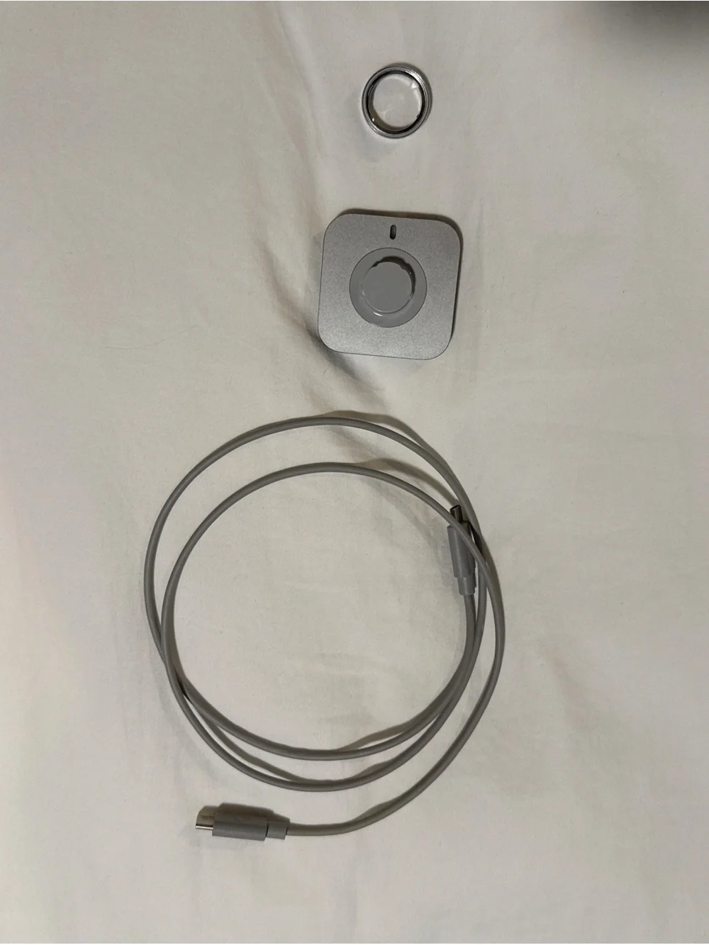 Oura Silver Smart Ring (Size 8)